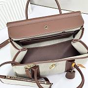 Bagsaaa Loro Piana Loom L32 tote bag linen canvas & brown - 25cm - 3