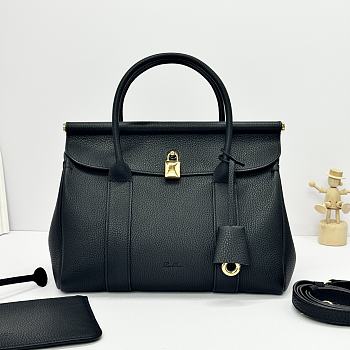 Bagsaaa Loro Piana Loom bag L25 Black - 25cm