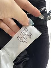 Bagsaaa LV Feather Collar Puffer Jacket Black - 4