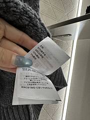 Bagsaaa Louis Vuitton Monogram Toweling Zip-Up Hoodie in gray - 4