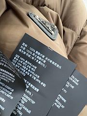 Bagsaaa Prada women's puffer jacket in brown - 2