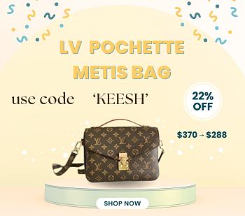 Bagsaaa Louis Vuitton Pochette Métis Bag Monogram - 25cm