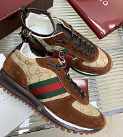 Bagsaaa Gucci Re-Motion sneaker dark brown - 2