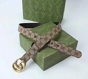 Bagsaaa Gucci GG Marmont belt in GG canvas - 2.5cm - 1