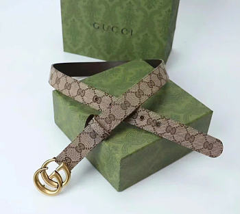 Bagsaaa Gucci GG Marmont belt in GG canvas - 2.5cm