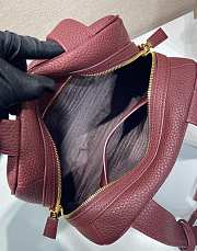 Bagsaaa Prada Medium leather top-handle bag 1BB149 dark red - 28cm - 3