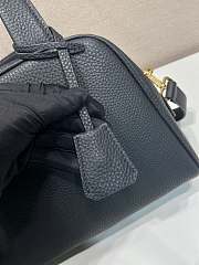 Bagsaaa Prada Medium leather top-handle bag 1BB149 Black - 28cm - 3