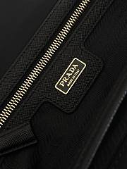 Bagsaaa Prada Re-Edition 1978 medium Re-Nylon and Saffiano leather tote bag 1BG555 black - 35cm - 3