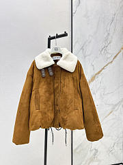 Bagsaaa LOEWE Short Shearling Jacket light brown - 1