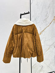 Bagsaaa LOEWE Short Shearling Jacket light brown - 4