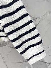 Bagsaaa Dior Marinière cardigan D-Stripes motif - 2