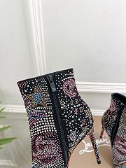 Bagsaaa Christian Louboutin So Kate Starlight Red Sole Booties multicolored strass - 2