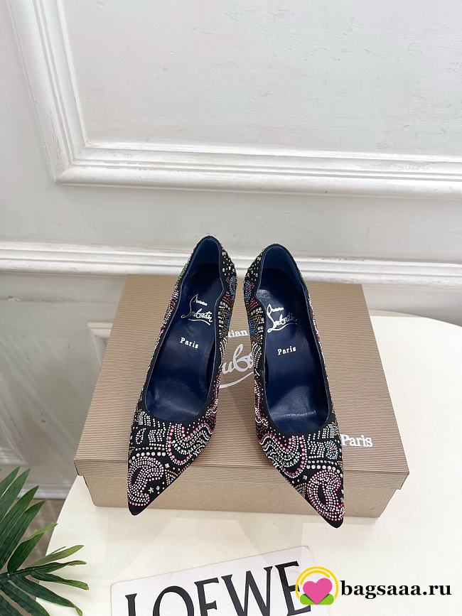 Bagsaaa Christian Louboutin Hot Chick Starlight pumps multicolored strass - 1