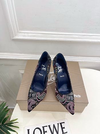 Bagsaaa Christian Louboutin Hot Chick Starlight pumps multicolored strass