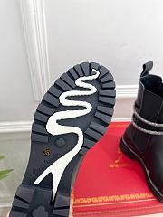 Bagsaaa René Caovilla Cleo crystal-embellished leather Chelsea boots - 3