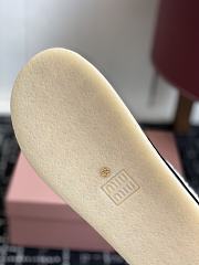 Bagsaaa Miu Miu Suede Shearling Slippers black - 3