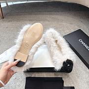 Bagsaaa Chanel ballerina flats mixed shearling - 4