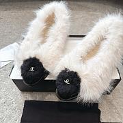 Bagsaaa Chanel ballerina flats mixed shearling - 3