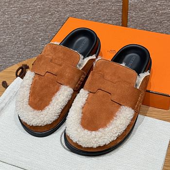 Bagsaaa Hermes Go mule brown