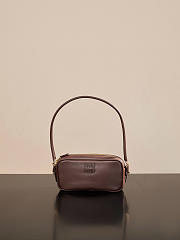 Bagsaaa Miu Miu Leather pouch 5NE024 Briarwood - 20cm - 1