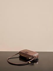 Bagsaaa Miu Miu Leather pouch 5NE024 Briarwood - 20cm - 4