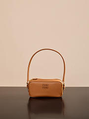 Bagsaaa Miu Miu Leather pouch 5NE024 Brown - 20cm - 1