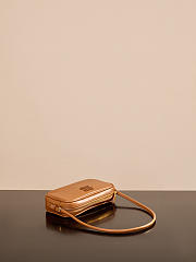Bagsaaa Miu Miu Leather pouch 5NE024 Brown - 20cm - 2