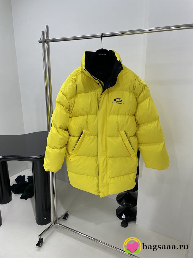 Bagsaaa Balenciaga padded coat yellow - 1