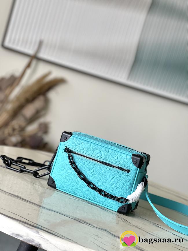Bagsaaa LV M11673 Mini Soft Trunk Turquoise - 18.5cm - 1