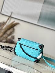 Bagsaaa LV M11673 Mini Soft Trunk Turquoise - 18.5cm - 1