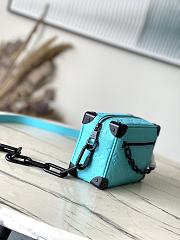 Bagsaaa LV M11673 Mini Soft Trunk Turquoise - 18.5cm - 4