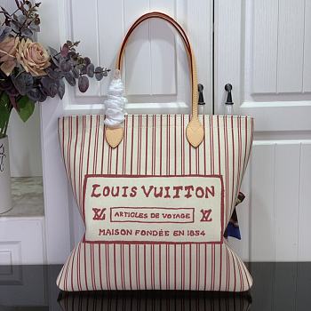 Bagsaaa M15121 Louis Vuitton Carry It Beige/Plum - 37cm