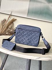 Bagsaaa LV M14785 Trio Messenger Navy Blue - 25cm - 1