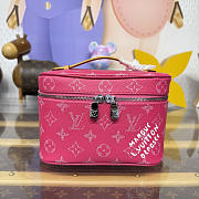 Bagsaaa LV M26889 Nice Mini Rose Pondichery Pink - 20cm - 1