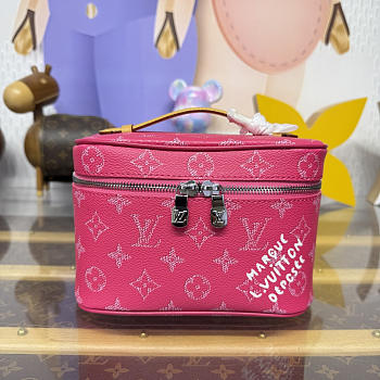 Bagsaaa LV M26889 Nice Mini Rose Pondichery Pink - 20cm