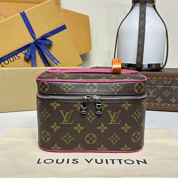 Bagsaaa LV M12650 Nice Mini Pondichery Pink - 20cm