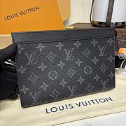 Bagsaaa LV M81124 Gaston Wearable Wallet Monogram Eclipse - 22cm - 2
