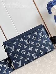 Bagsaaa LV M83384 Gaston Wearable Wallet Ink Blue/White - 22cm - 4