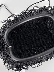 Bagsaaa Bottega Veneta The Sponge Pouch clutch bag black - 22cm - 4