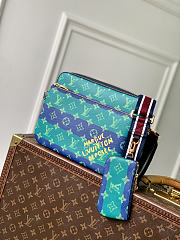 Bagsaaa LV M26026 Trio Messenger Blue Stripes - 25cm - 1