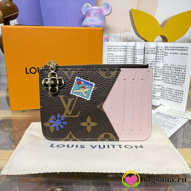 Bagsaaa LV M15333 Romy Card Holder Monogram Snowy - 12cm - 1