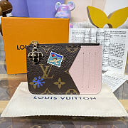 Bagsaaa LV M15333 Romy Card Holder Monogram Snowy - 12cm - 1