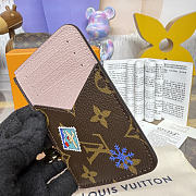 Bagsaaa LV M15333 Romy Card Holder Monogram Snowy - 12cm - 2