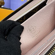Bagsaaa LV M26256 Zippy Wallet Monogram Snowy Pearl - 19.5cm - 3