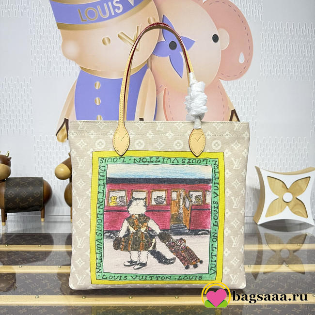 Bagsaaa LV M15128 Carry It Meowgram - 37cm - 1