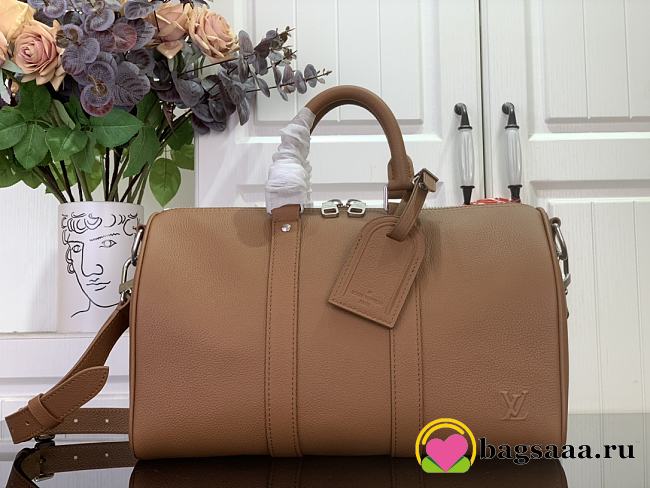 Bagsaaa LV M25980 Keepall Bandoulière 35 Tan - 34cm - 1
