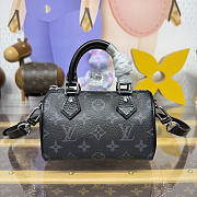 Bagsaaa LV M26573 Nano Speedy Monogram Eclipse - 16cm - 1
