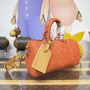 Bagsaaa LV M26818 Keepall Bandoulière 25 Orange - 25cm - 4