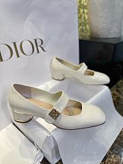 Bagsaaa Miss Dior Pump White Patent Calfskin - 1