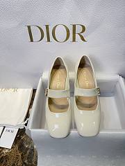 Bagsaaa Miss Dior Pump White Patent Calfskin - 4